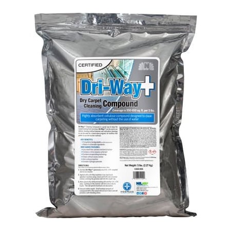 Hospeco Nilodor Certified Dri-Way+ Compound, Two 5 Lbs. Container, Light Citrus Scent, Brown C260-005